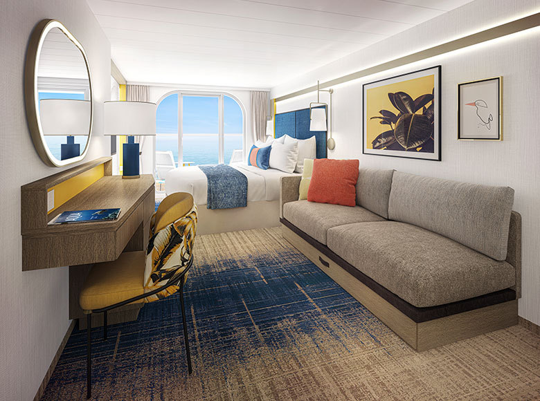 Ocean View Balcony: D2
